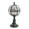 Northlight 23.5" Lighted Green and Silver Musical Snowing Snowman Christmas Table Top Street Lamp